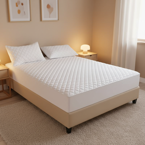 Protège-matelas en microfibre brossée 100 % polyester imperméable, doux et respirant, drap-<span class=keywords><strong>housse</strong></span> uni – Vente en gros - Product Image 1