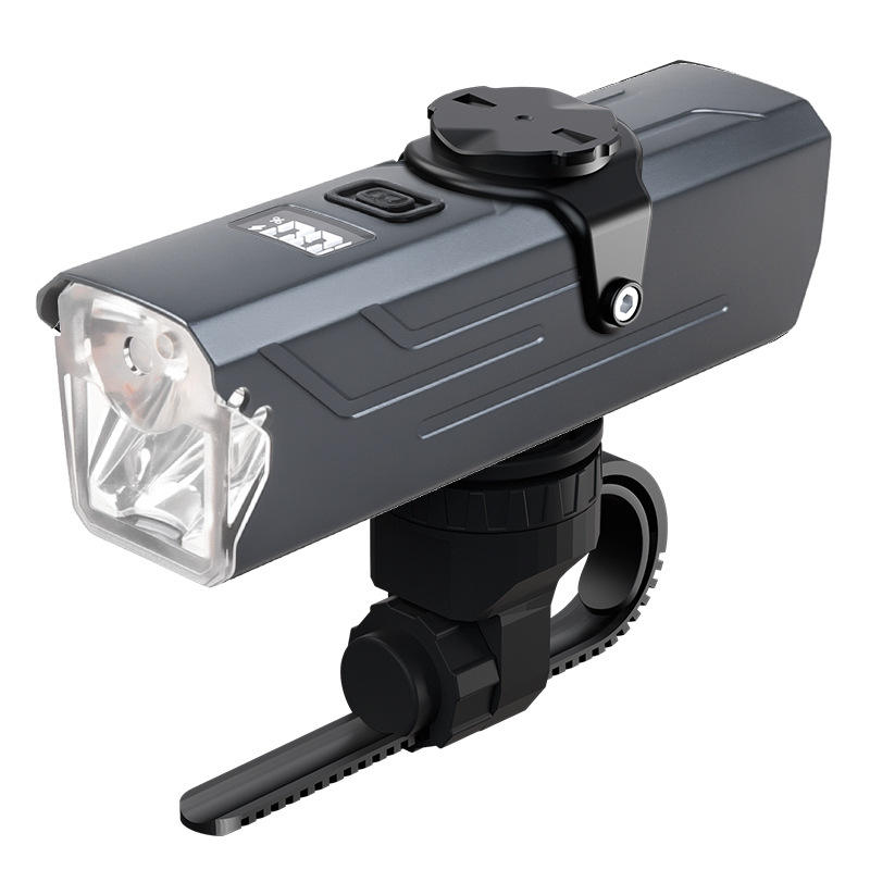 Q03 Bicycle Light (Gunmetal) - Digital Display - Output Support