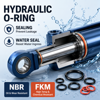 Joint torique en caoutchouc nitrile NBR, joint d'étanchéité pour raccord hydraulique, accouplement rapide, résistant à l'huile haute pression, étanche, taille personnalisée