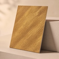 Revêtement mural moderne en pierre souple MCM à texture de sable doré, panneau de carrelage flexible en quartz, imperméable, pour salon