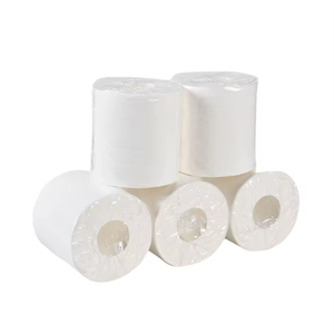 Papier toilette doux 2 plis hypoallergénique recyclable en gros à prix réduit, idéal pour les peaux sensibles, rouleaux de papier pour la salle de bain à domicile - Product Image 1