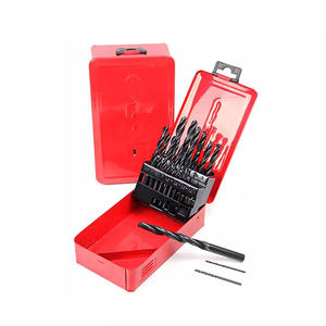 19 buah/25 buah Set mata bor putar HSS 1-10mm / 1-13mm untuk kayu - Product Image 5