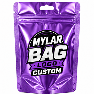 Pochette Mylar autoportante avec logo personnalisé, impression numérique, emballage barrière thermoscellable - Product Image 1