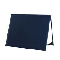 Titulaire de diplôme de couverture de certificat de graduation en similicuir lisse coloré de haute qualité avec logo d'estampage d'aluminium