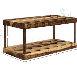 Trứng bằng gỗ chủ khay Countertop giữ 36 tươi <span class=keywords><strong>deviled</strong></span> trứng - Product Image 4