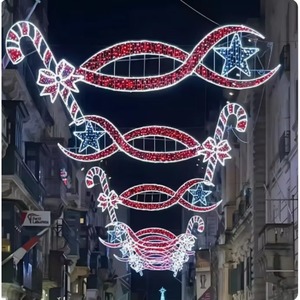 IP65 Waterproof <b>Pole</b> Mounted Metal LED Snowflake Motif <b>Lights</b>, Outdoor Christmas & Festival Holiday Decoration Lighting - Product Image 6
