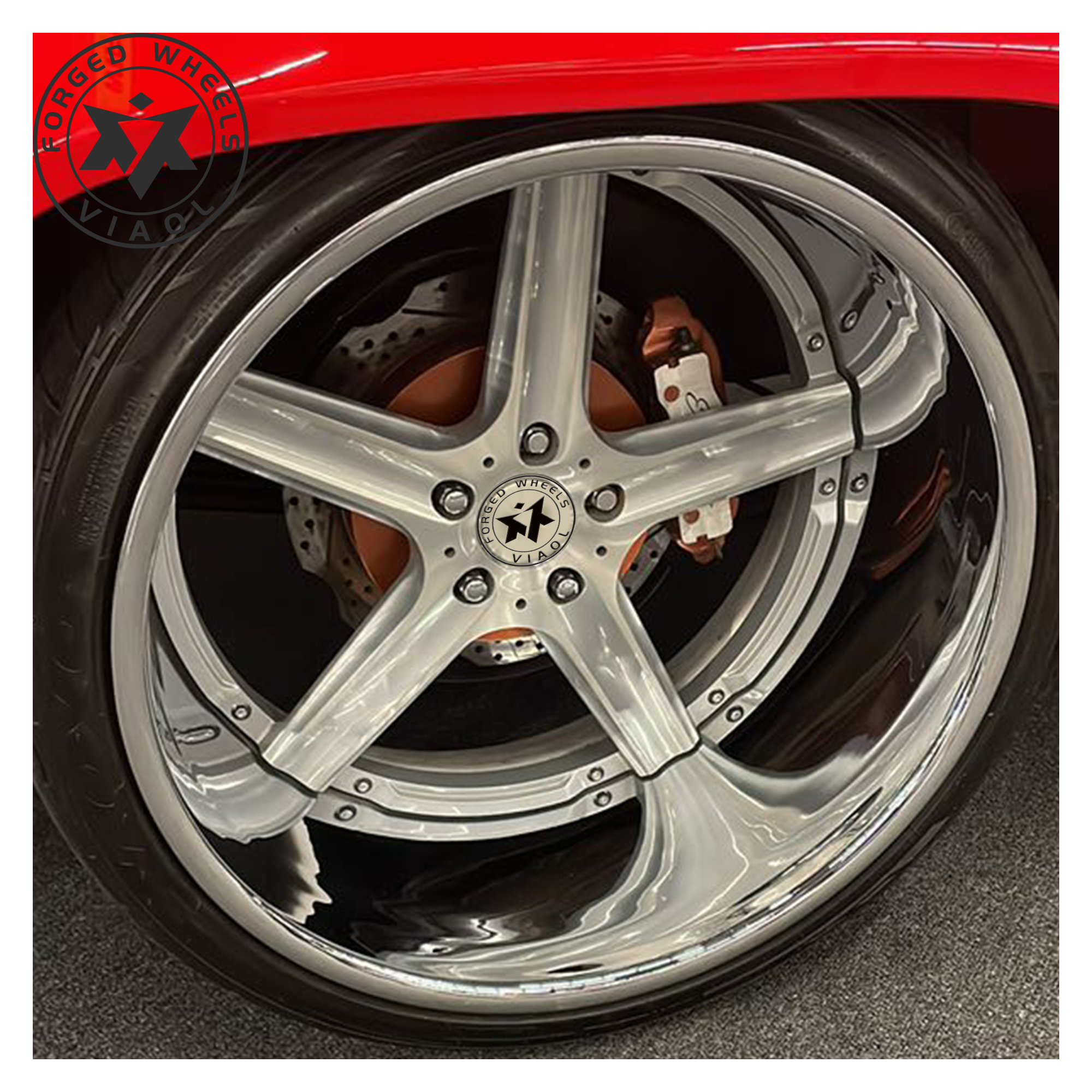 wheels 5x127 22 3 piece