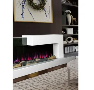 Flame 3D Flame Decoration LED Indoor Heater Wall Mounted Electric Fireplace With Crystal Stone Overheat Protection