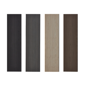 Panneaux acoustiques en <span class=keywords><strong>bois</strong></span> à lattes, design européen, finition <span class=keywords><strong>bois</strong></span>, insonorisés pour mur de salon - Product Image 3