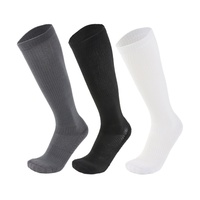 Sweethoney Chaussettes de compression personnalisées pour jambes, en fibre de bambou, antibactériennes, déodorantes, absorbant la transpiration, modelantes, longues, pour le sport