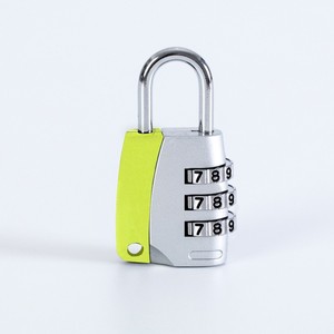 กุญแจรหัสแบบสามหลัก ทำจากโลหะผสมสังกะสี ปรับตั้งรหัสใหม่ได้ ความยาว 33.5 มม. สำหรับกระเป๋าเป้ กระเป๋าเดินทาง ตู้ล็อกเกอร์ ตู้เก็บของ ใช้สำหรับการเดินทาง - Product Image 4