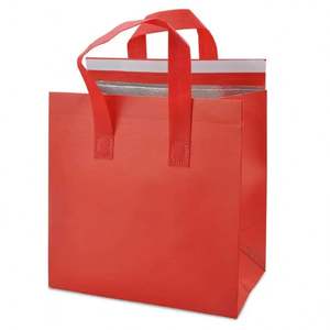 Food Delivery Food Thermal Tote <b>Bag</b> Cake Pizza Take-Out Delivery <b>Bag</b> Drinks Self-Adhesive <b>Cooler</b> <b>Bag</b> With Logo - Product Image 3