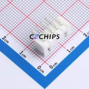 W2542100-5PW2113 Wire-to-Board Pin Header Bent Lead Through Hole,P=2.54mm Connector 1x5P 2.5mm Right Angle Insert XH - Product Image 2