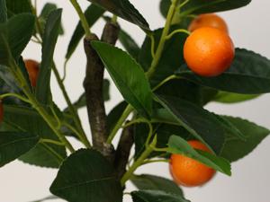 ต้นส้มแมนดารินขนาดเล็กต้นไม้ส้มประดิษฐ์พลาสติกต้นส้มสำหรับตกแต่ง - Product Image 3