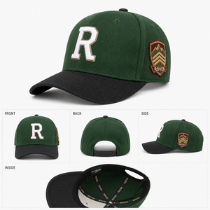 OEM Mens Xxl Xl Odm 5 Panel Custom Embroidered Logo Adjustable Curved Brim Bill Snapback Fitted 2 Tone Baseball Caps Gorras <b>Hats</b> - Product Image 4