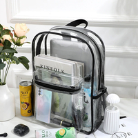Nouveauté en stock, sac à dos transparent le plus vendu, sac à bandoulière en PVC pour le fitness et les sports de plein air, sac à dos transparent