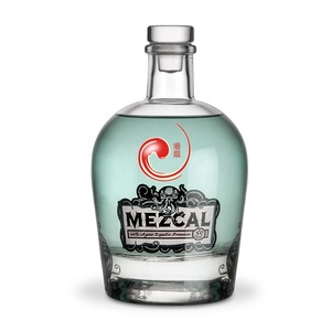 Botella de cristal <span class=keywords><strong>mezcal</strong></span> para licor, 750ml, para tequila, bebidas, venta directa de fábrica - Product Image 1