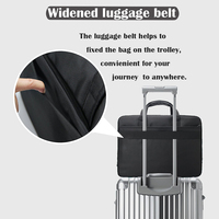 Porte-documents classique mince de 15.6 pouces, sacoche de voyage d'affaires pour ordinateur portable