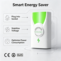 Dispositif régulateur de courant domestique Stopwatt 90V-250V 30KW, boîte d'économie d'énergie avec indicateur LED intégré