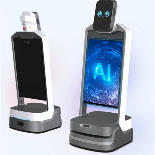 China High Tech Advertising Display Intelligent Robot Reception Robot for Restaurant Hotel Mall Guiding Humanoid Robot