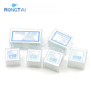 RONGTAI laboratoire <span class=keywords><strong>Microscope</strong></span> couverture verre usine <span class=keywords><strong>Microscope</strong></span> verre lame Chine 24X24mm <span class=keywords><strong>Microscope</strong></span> verre lame couverture <span class=keywords><strong>Slip</strong></span> - Product Image 3