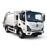 Camion Compacteur de Déchets Entièrement Électrique 7,5/8 Mètres Cubes pour la Collecte des Déchets Urbains et Sanitaire à Vendre