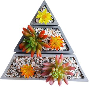 Molde Triangular Grande para Macetas de Silicona, para Concreto, Yeso, Cemento y Arcilla, para Bodas y Pascua, para Decoración de Jardín - Product Image 6