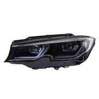 Phare LED pour BMW Série 3 G20 2020-2022 320i 325i 330i – Amélioration Haute Performance avec DRL Séquentiel et Projecteur, Boîtier Noir