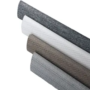 Crosshatch Blind Fabric Roll Curtain Blinds 100% Polyester Materials for Roller Shades