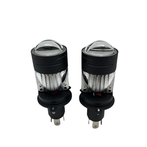 Đèn pha chiếu H4 110w cho ô tô, đèn pha chiếu <span class=keywords><strong>mini</strong></span> Bi-<span class=keywords><strong>led</strong></span> H4 tích hợp laser <span class=keywords><strong>LED</strong></span>, đèn pha chiếu H4 - Product Image 2