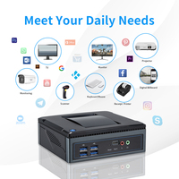 Desktop Fan Mini PC NUC DDR3 Core I3 Dual Core 2G/4G/8G RAM SSD+HDD Storage New Business Use Wifi
