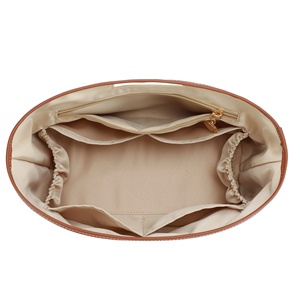 Bolsa Interior para el Bolso Dumpling de Longchamp, Organizador de Almacenamiento Ligero de Satén, Bolsa de Viaje con Cierre de Cremallera, Bolsillo Interior Moderno - Product Image 1