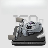 Moulinet de pêche ECOODA SXS Shadow Casting, en aluminium métallique, pour la pêche à la traîne en rivière, lac, ruisseau avec appât