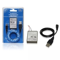 Pour contrôleur de poignée de manette PS4 Batteries rechargeables pour PS4 slim Pro Joystick Batterie avec câble de charge USB