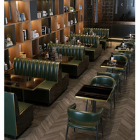 Table de restaurant commerciale carrée avec plateau aspect pierre, résistante aux rayures, pieds en métal pour hôtel, bistrot, salle à manger, vente en gros, taille personnalisée