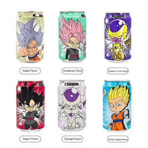 Agua con Gas <span class=keywords><strong>Dragon</strong></span> <span class=keywords><strong>Ball</strong></span> de Japón, 330 ml, Ramune, Bebidas Carbonatadas Exóticas, Variedad de Refrescos de Frutas, Bebidas - Product Image 2