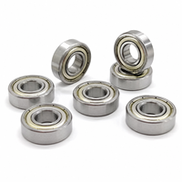 Rodamientos de Bolas de Ranura Profunda de Acero Inoxidable SR6 Open ZZ 2RS, Alta Velocidad y Bajo Ruido