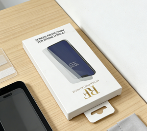 Custom Recyclable OEM/ODM Phone Protective Film Packaging Mobile Retail Package Tempered Glass Case - Product Image 1