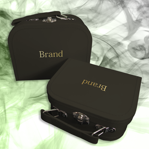 Boîtes de rangement en carton et papier cartonné avec finition brillante ou mate, gaufrage et impression personnalisées, petites boîtes cadeaux en forme de valise pour enfants - Product Image 3