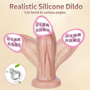 Vibrator silikon cair Ayam Jago, Dildo raksasa untuk masturbasi wanita lebih aman - Product Image 2