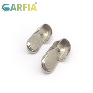 Soportes Resistentes para Barra de Armario con Acabado en Níquel de 16 mm, Soporte para Armario <span class=keywords><strong>Garfia</strong></span> YT004 - Product Image 1