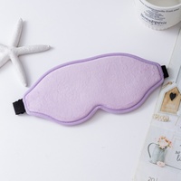 Masque de sommeil 3D en peluche, occultant la lumière, en Lycra et soie glacée, idéal pour les voyages et la sieste (vente en gros)