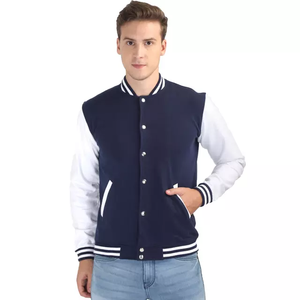 Nouvelle veste de base-ball en cuir pour homme, bombardier, vêtements d'extérieur, veste de base-ball - Product Image 4