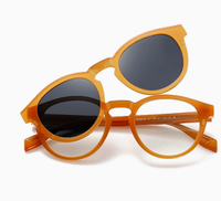 Nouvelles Lunettes de Soleil Polarisées Magnétiques S34203 avec Protection Anti-Lumière Bleue et UV400, Adaptées aux Myopes