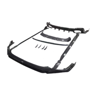 Kit carrosserie style ALN en fibre de carbone sèche : Lame avant, jupes latérales, diffuseur, spoiler de coffre, spoiler de toit pour Audi RS6 RS7 2019-2023
