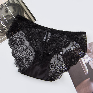 厂家直销定制品牌女士棉内裤短款女士蕾丝内衣日常舒适内裤 - Product Image 4