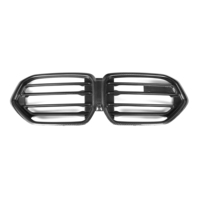 Grille de pare-chocs avant en fibre de carbone style M pour BMW X5M F95 LCI, X6M F96 LCI, G06 LCI 2022+, double ligne en fibre de carbone