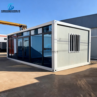 Casa Contenedor Modular Prefabricada con Panel Sándwich y Estructura de Acero Resistente de 20 pies/40 pies para Oficina, Exposición, Gimnasio, Uso en Viviendas