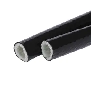 1/5m Diameter 4~30mm High Temperature Fiberglass Tube High Voltage Insulating Varnish Glass Tube