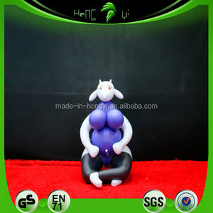 Figurine de chèvre de dessin animé gonflable personnalisée personnage animal poupée pour jouer jouets gonflables en PVC avec Sph - Product Image 2